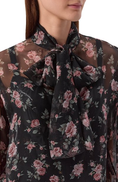 Шелковая блузка DOLCE & GABBANA, арт. F7BL0T/IS10R, фото 5