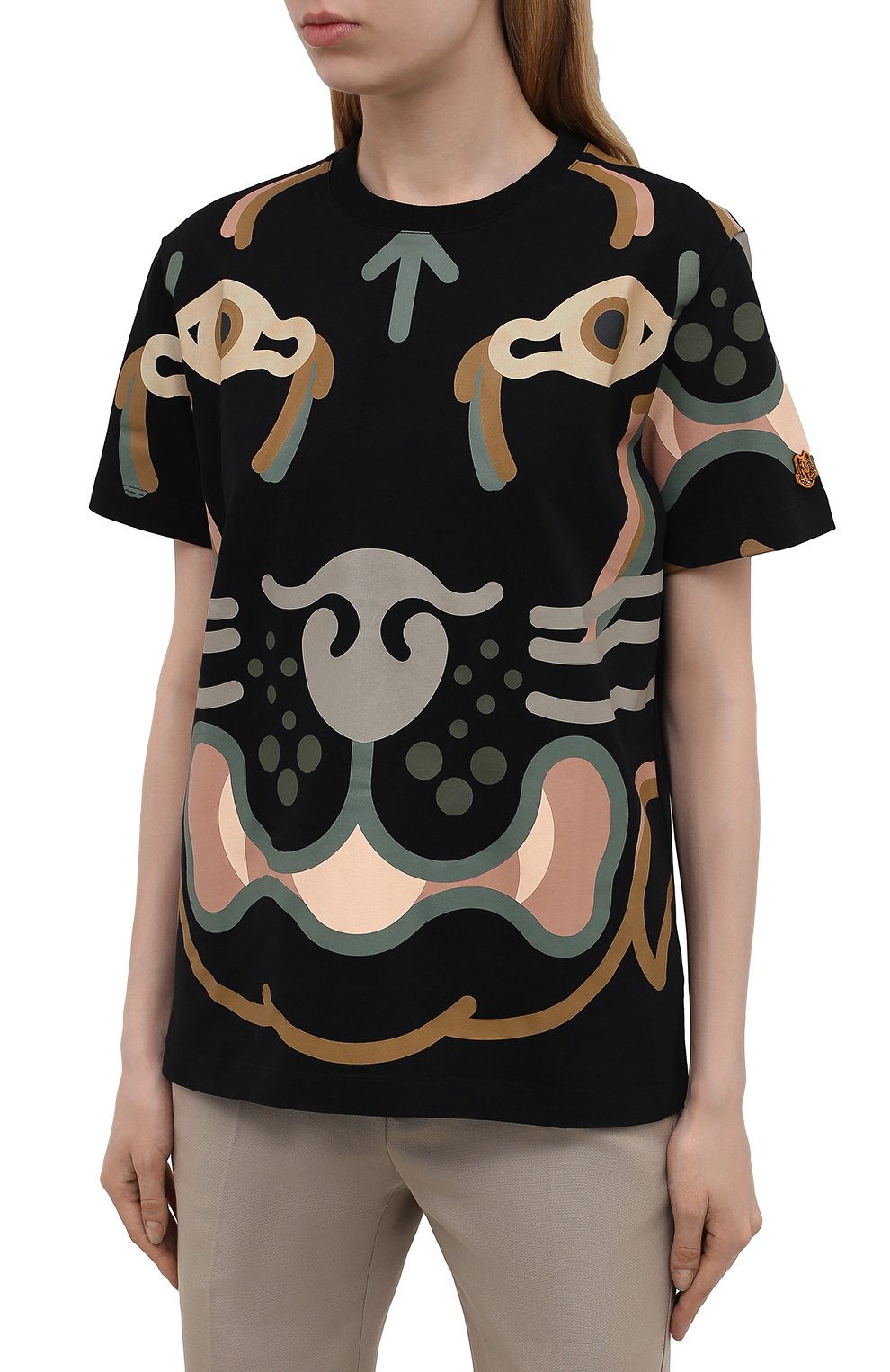 Хлопковая футболка kenzo x wwf KENZO, арт. FB52TS9444SB, фото 3