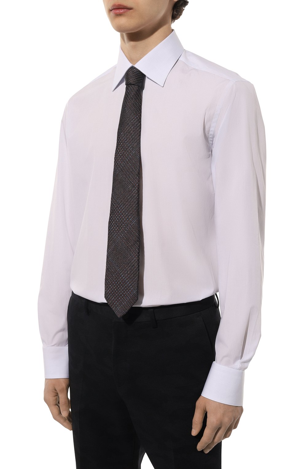 Хлопковая сорочка ZILLI, арт. MFZ-13060-362369/0001, фото 3