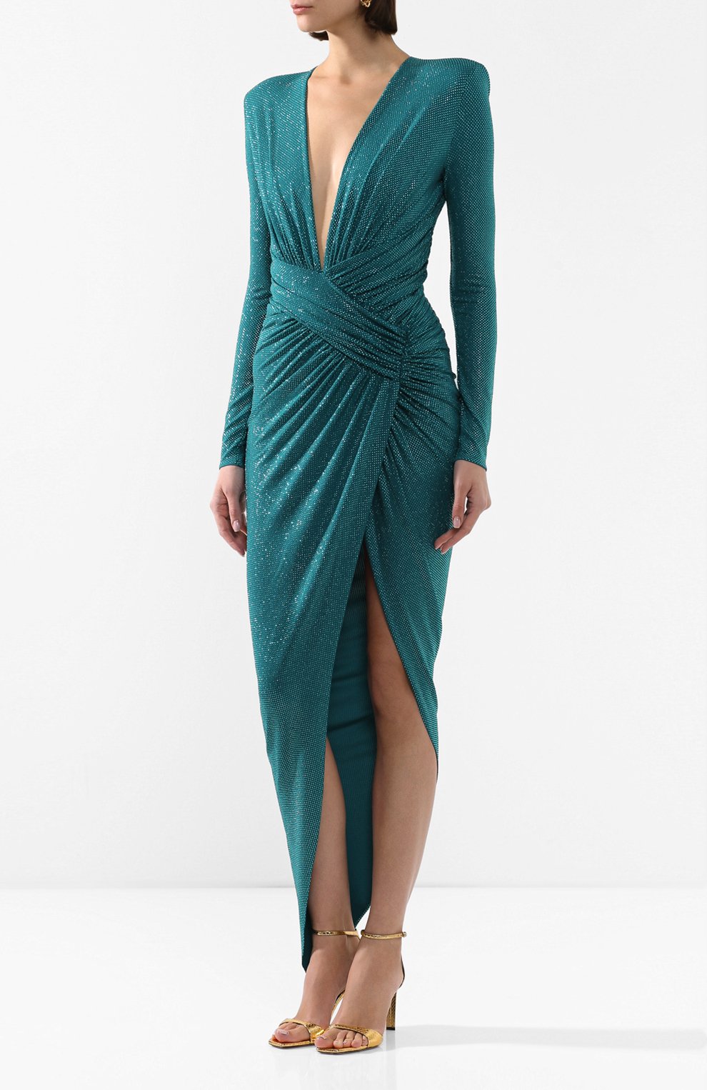 Платье из вискозы ALEXANDRE VAUTHIER, арт. 202DR1269B 1029B-202, фото 3