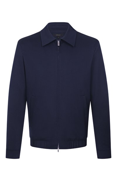 Мужской бомбер из шелка и хлопка ZILLI, арт. B0M01DM0605V00000/66