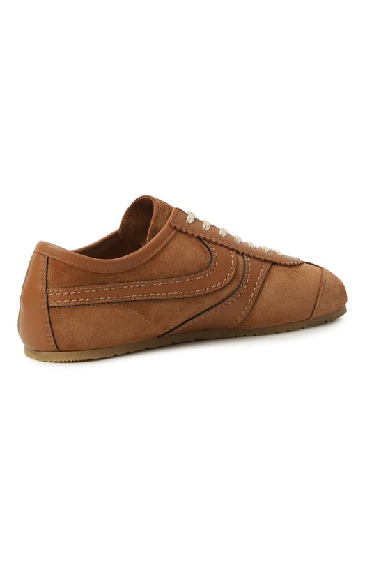 Замшевые кеды Dries Van Noten 011722-126-712 Коричневый  011722-126-712 Фото 5