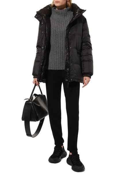 Кашемировые джоггеры FREEAGE черного цвета по цене 48500 руб., арт. FWW1910613BK, фото 2 Кашемировые джоггеры FREEAGE, арт. FWW1910613BK, фото 2