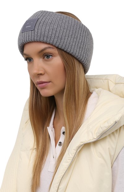 Шерстяная повязка на голову ACNE STUDIOS, арт. C40161/W, фото 2