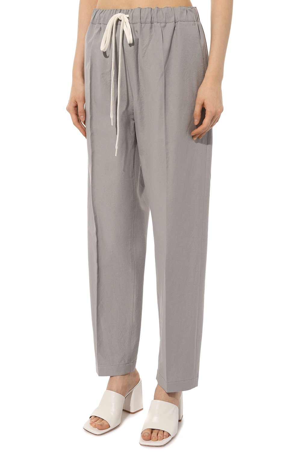 Брюки из хлопка и шелка MM6, арт. S52KA0406/S76430, фото 3