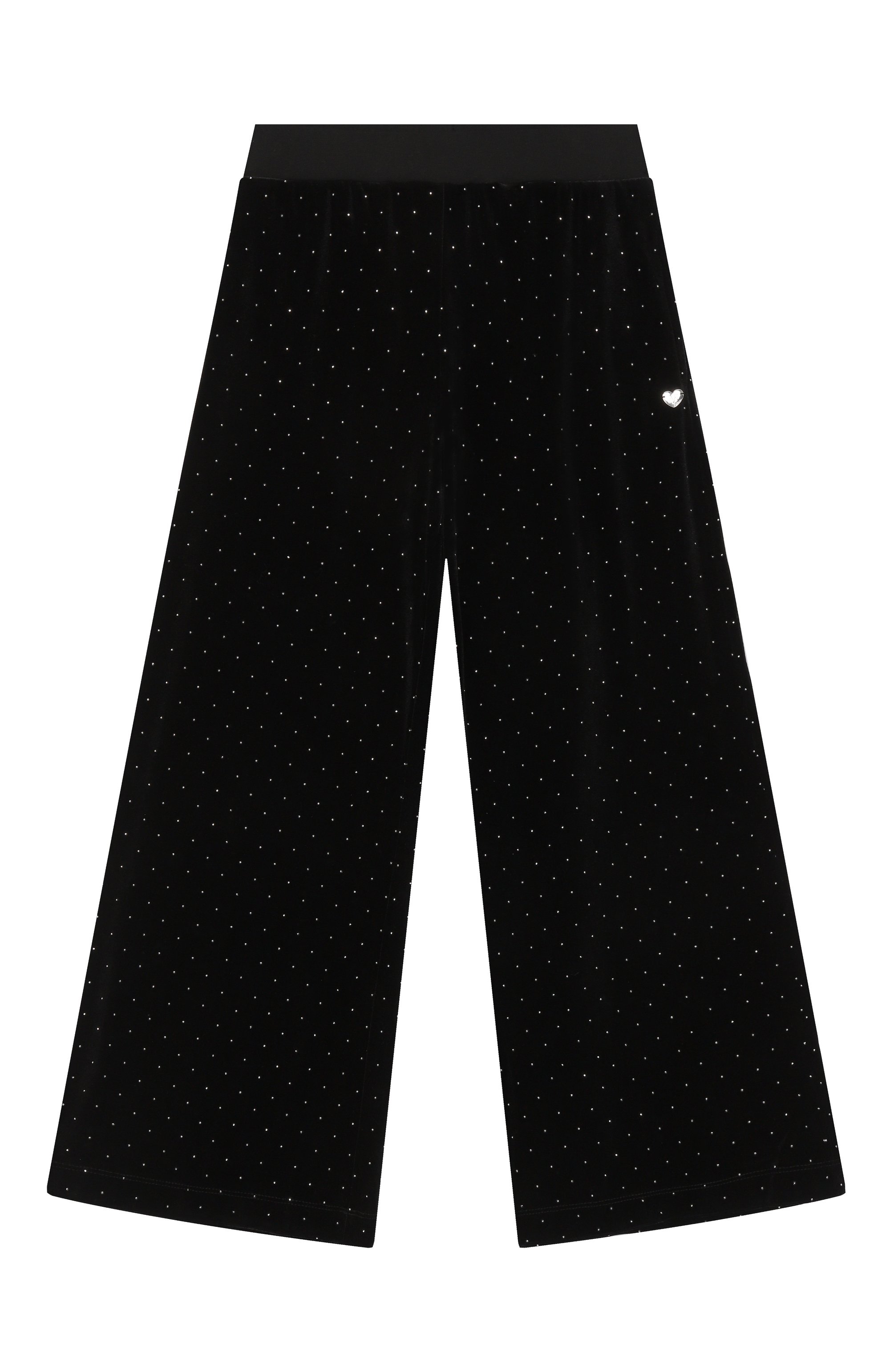 Бархатные брюки MONNALISA, арт. 71F403, фото 1