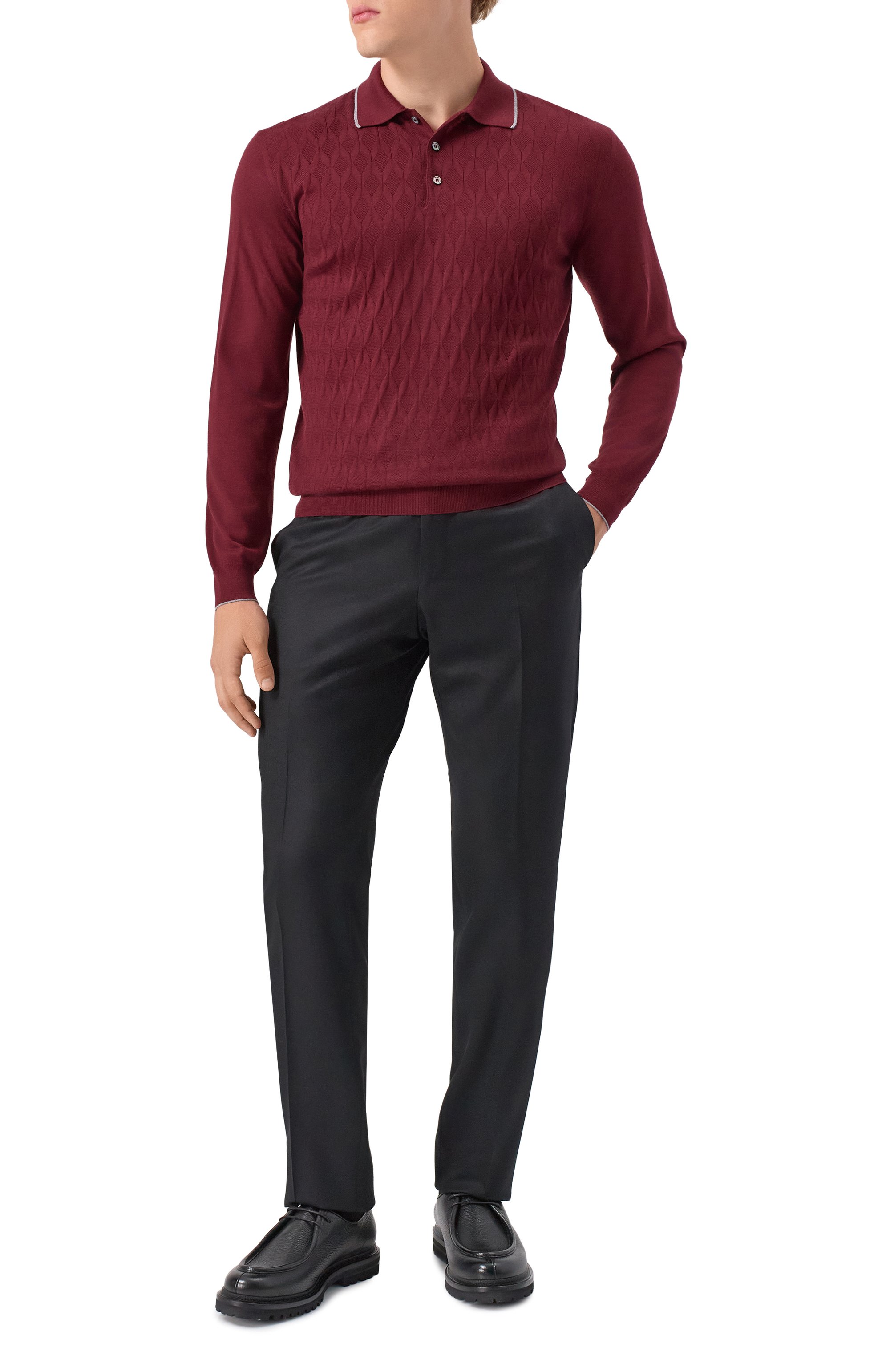 Шерстяные брюки CORNELIANI, арт. 265B01-2618111, фото 2