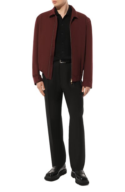 Шерстяная рубашка KITON черного цвета по цене 99500 руб., арт. UMM049406, фото 2 Шерстяная рубашка KITON, арт. UMM049406, фото 2