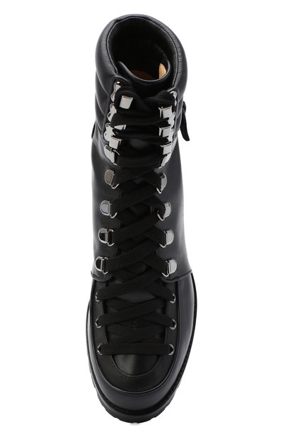 Кожаные ботинки who runs CHRISTIAN LOUBOUTIN, арт. who runs flat calf, фото 5