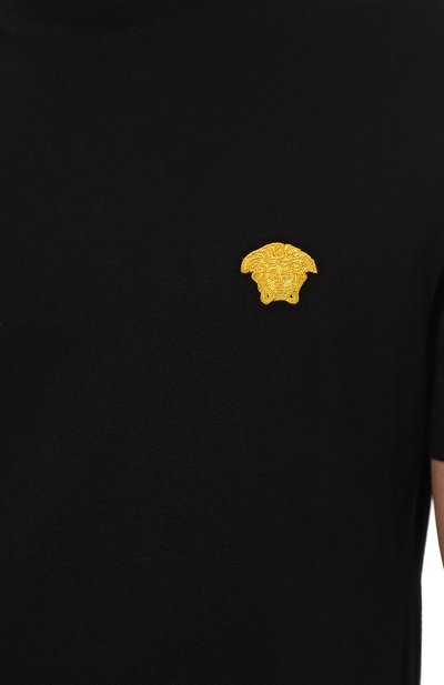 Хлопковая футболка VERSACE, арт. 1008481/1A08489, фото 5