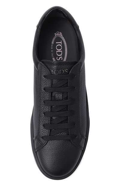 Кожаные кеды TOD’S черного цвета по цене 78500 руб., арт. XXM04L0HZ40EK0, фото 5 Кожаные кеды TOD’S, арт. XXM04L0HZ40EK0, фото 5