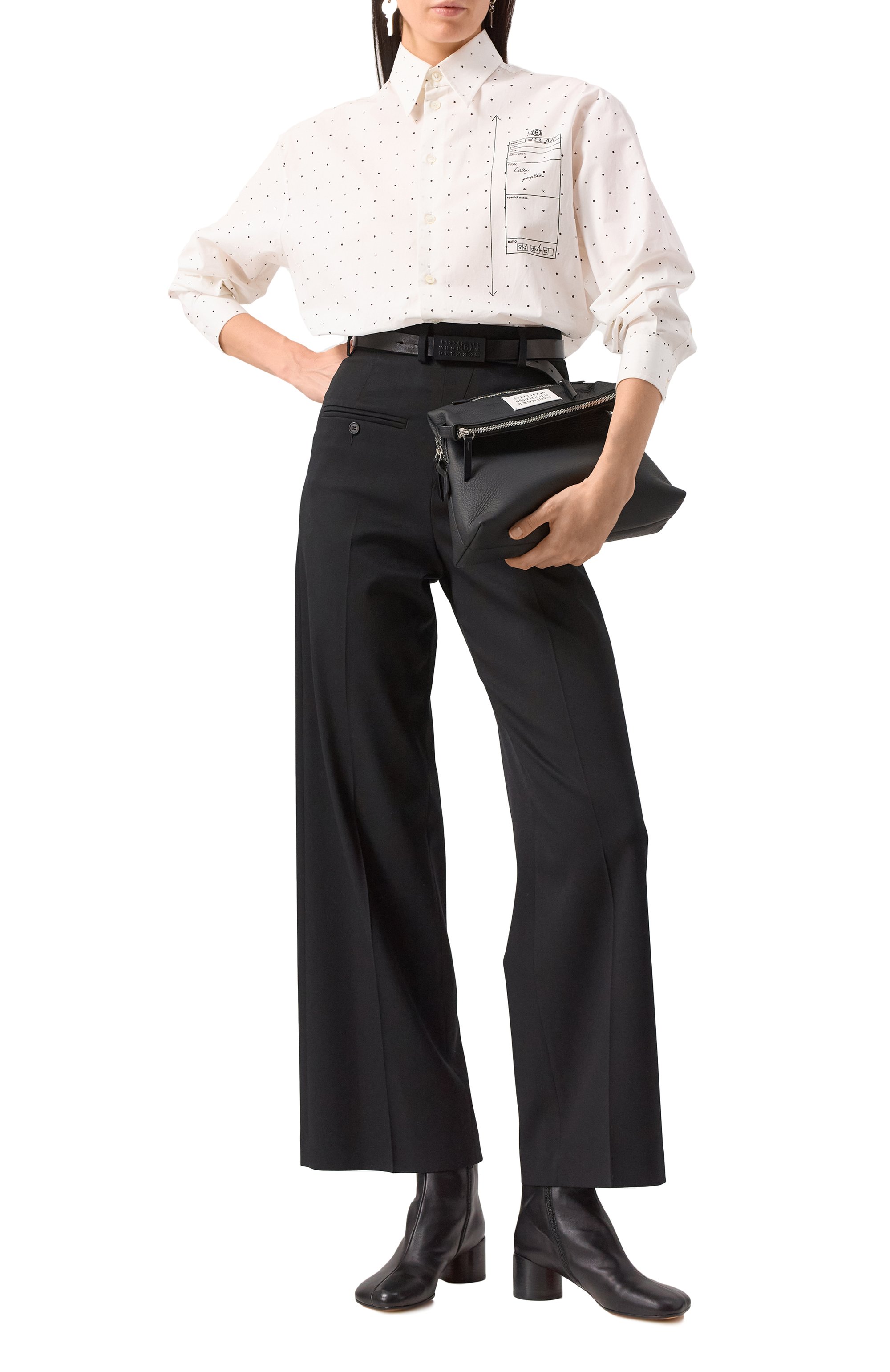 Сумка 5ac MAISON MARGIELA черного цвета по цене 199500 руб., арт. SB1WG0003/P4746, фото 7 Сумка 5ac MAISON MARGIELA, арт. SB1WG0003/P4746, фото 7