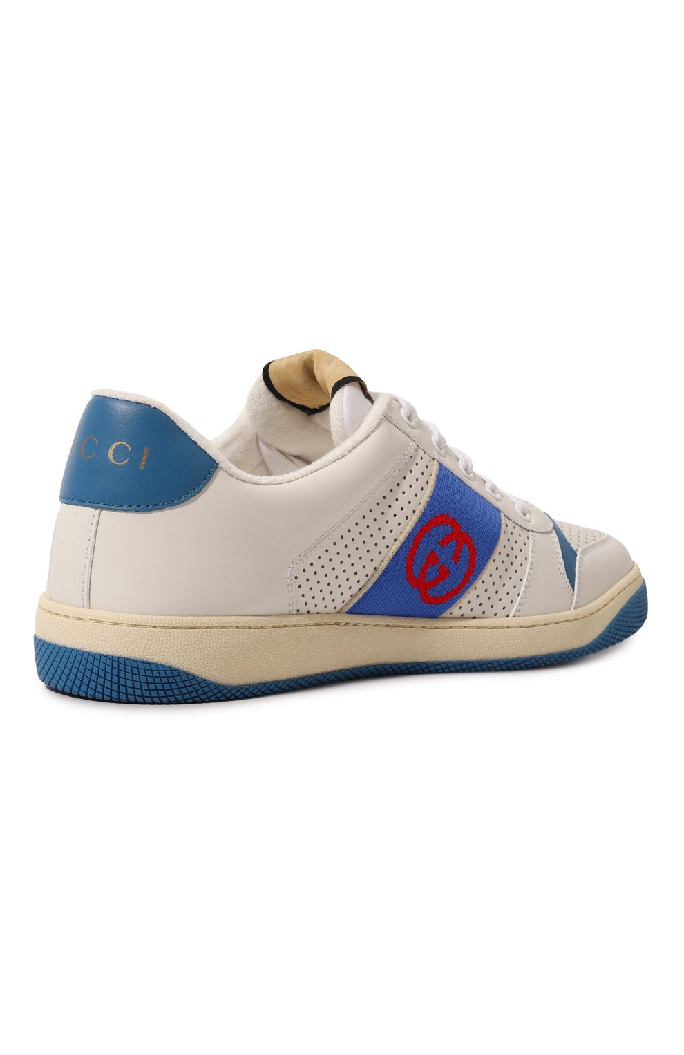 Кожаные кеды screener GUCCI, арт. 765054/AACV8, фото 5