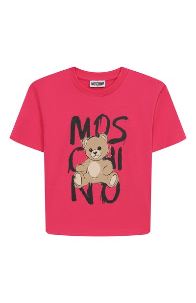 Хлопковая футболка MOSCHINO, арт. HNM05G/LAA20/10-14