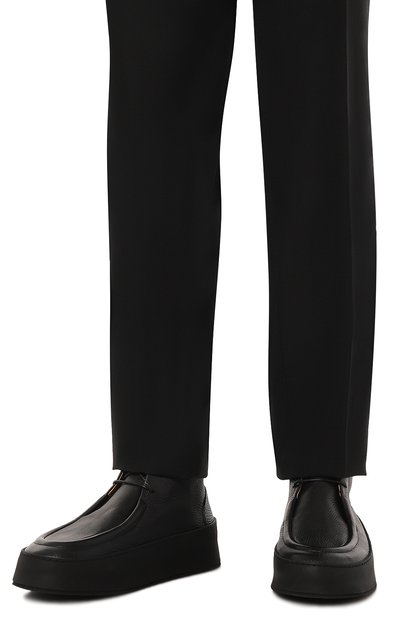 Кожаные ботинки cassapana MARSELL черного цвета по цене 87550 руб., арт. MM4131, фото 3 Кожаные ботинки cassapana MARSELL, арт. MM4131, фото 3