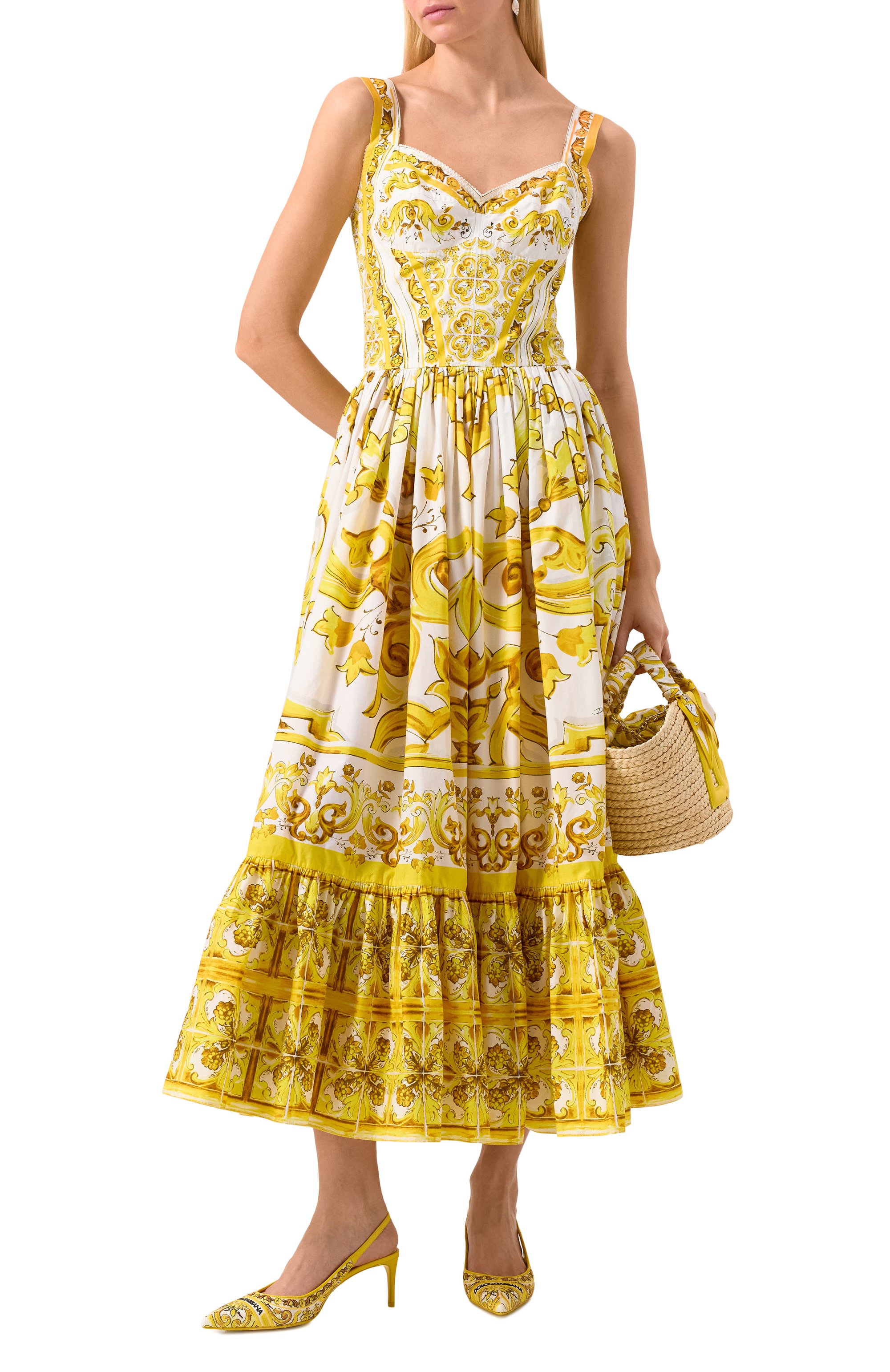 Текстильные туфли lollo 60 DOLCE & GABBANA, арт. CG0815/AV804, фото 2