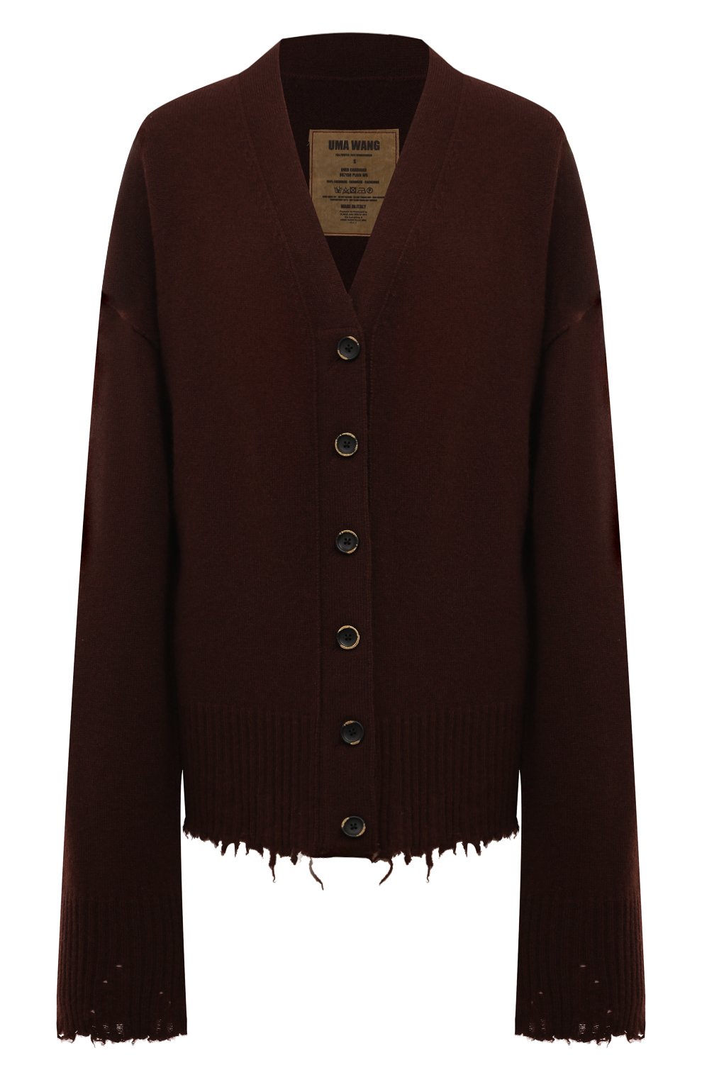 Кашемировый кардиган UMA WANG, арт. S3 M UK7156, фото 1