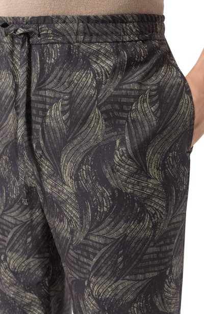 Шелковые брюки CORNELIANI, арт. 254T18-2591922, фото 5