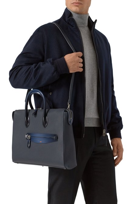 Мужская портфель SANTONI, арт. UFBGA2645BS-ACSU