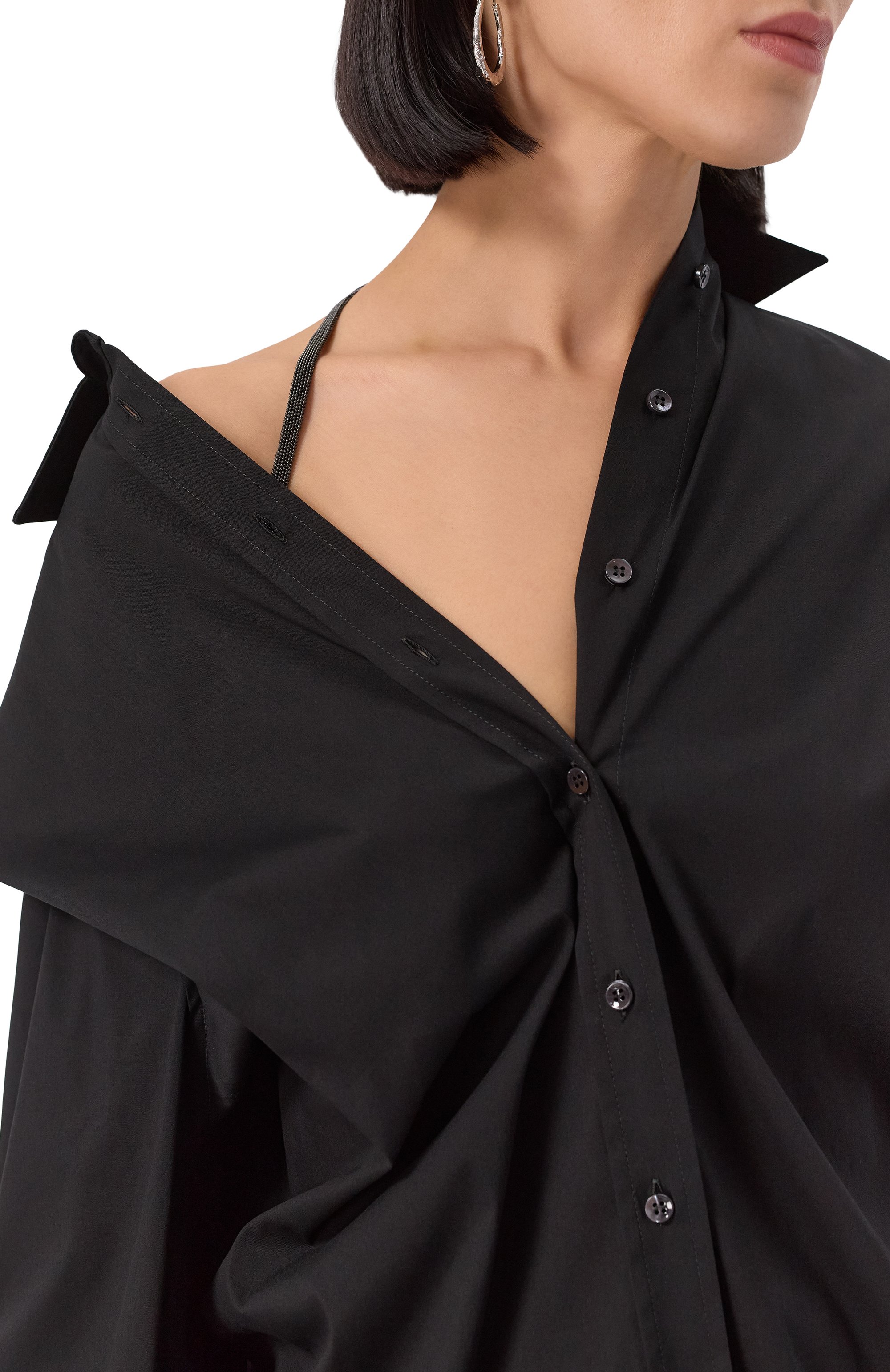 Хлопковая рубашка BRUNELLO CUCINELLI, арт. MP091ND806, фото 5