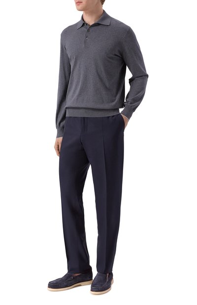 Замшевые лоферы ZILLI, арт. H0189AM1194VZTP03, фото 2