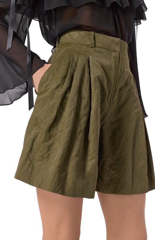 Шорты Nina Ricci 26PCPA009/C01109 Хаки  26PCPA009/C01109 Фото 5