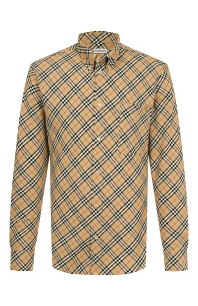 Мужская хлопковая рубашка BURBERRY, арт. 8104072