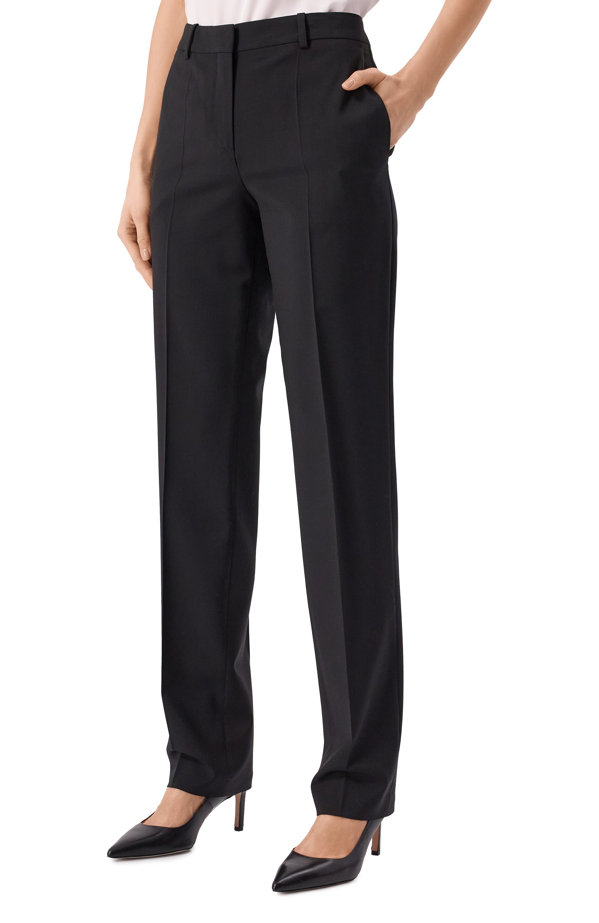 Шерстяные брюки BOSS, арт. 50490045, фото 3