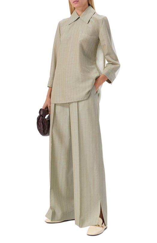 Брюки Jil Sander J01KA0187/J40275 Зелёный  J01KA0187/J40275 Фото 2