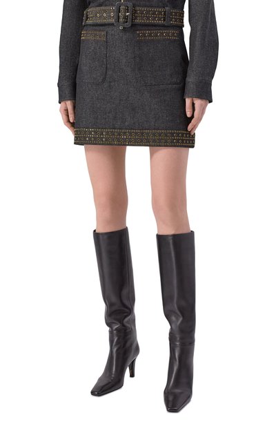 Джинсовая юбка ELIE SAAB, арт. SK241EF25/DE002, фото 3