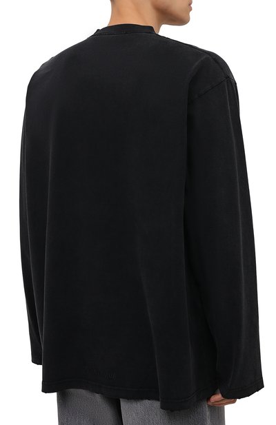 Хлопковый лонгслив balenciaga x rammstein BALENCIAGA, арт. 651796/TLV51, фото 4