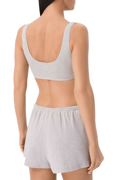 Хлопковый топ SPORTY AND RICH серого цвета по цене 11450 руб., арт. T011474326GY03, фото 4 Хлопковый топ SPORTY AND RICH, арт. T011474326GY03, фото 4