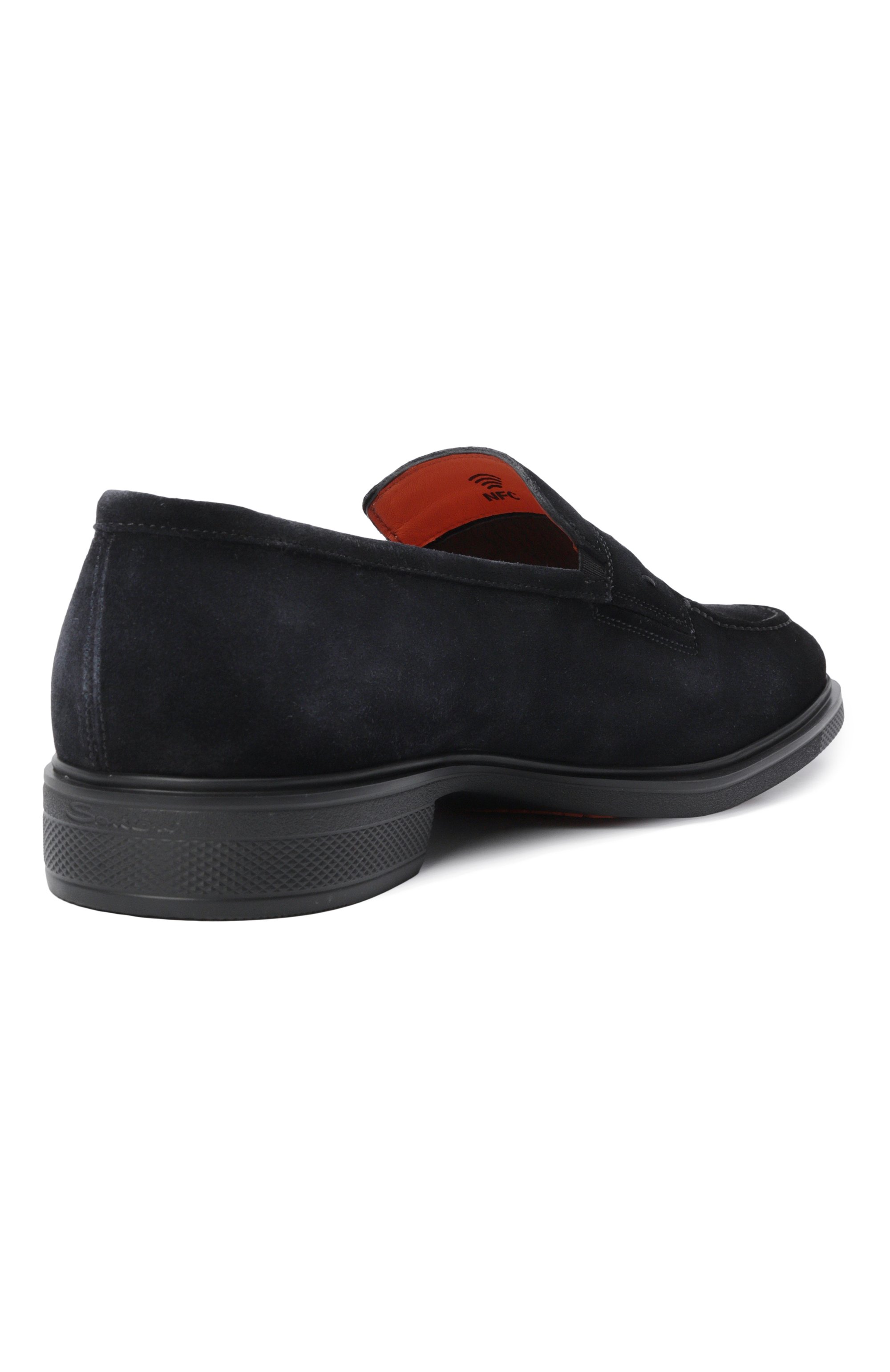 Замшевые пенни-лоферы easy SANTONI, арт. MGEG18964NEAXGEX, фото 5