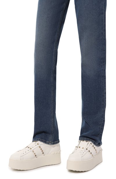 Кожаные кеды rockstud untitled VALENTINO, арт. 5W2S0GG8/VJZ, фото 3