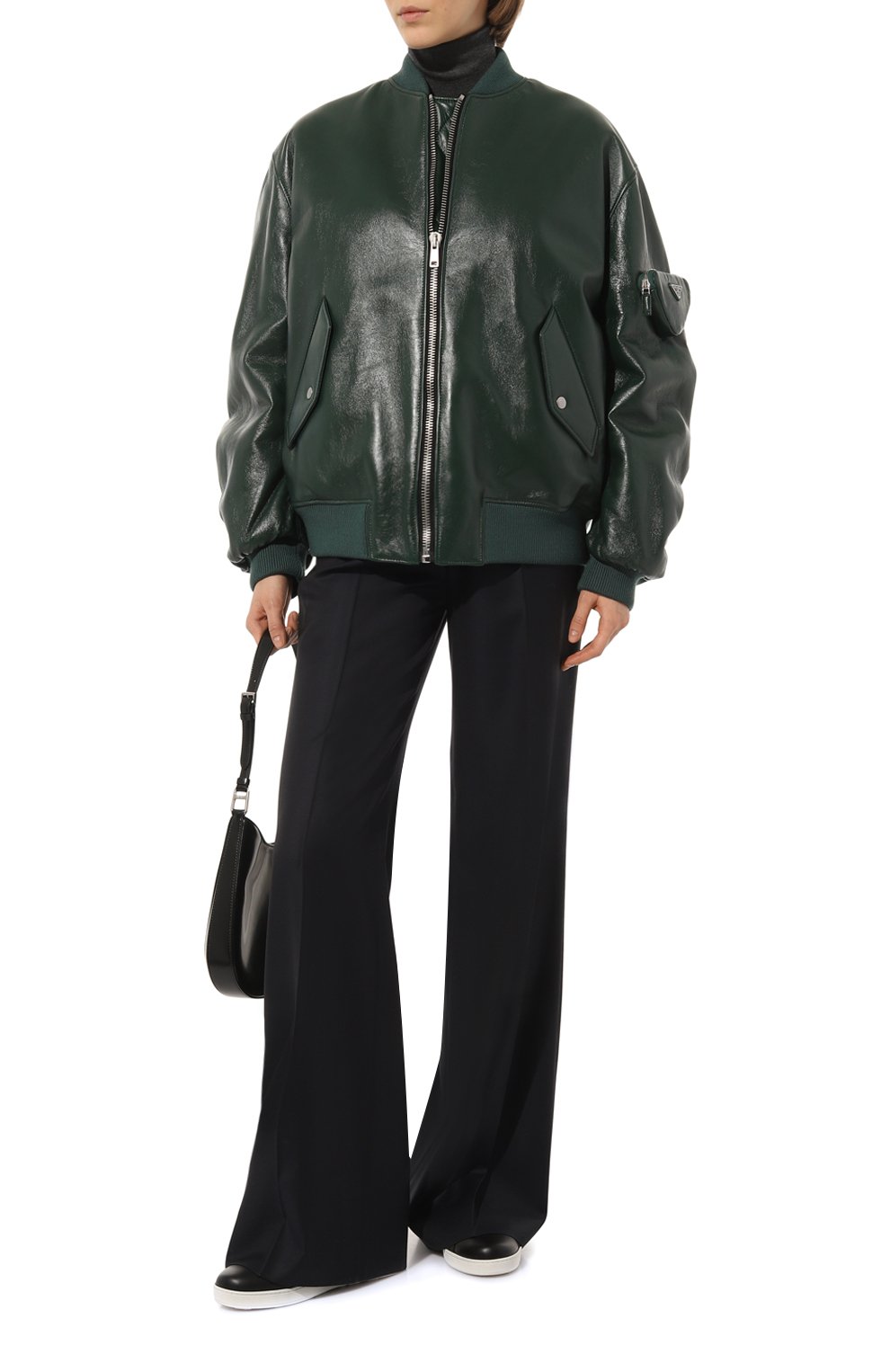 Кожаная куртка PRADA, арт. 58A079-1ZFE-F0L76, фото 2