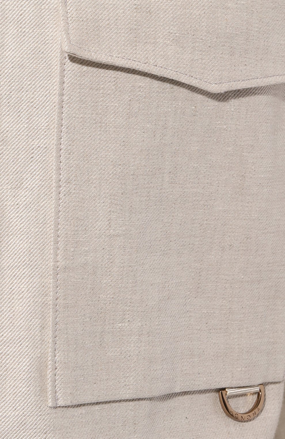 Льняная рубашка AGNONA, арт. TD07U7E/U3042E, фото 5