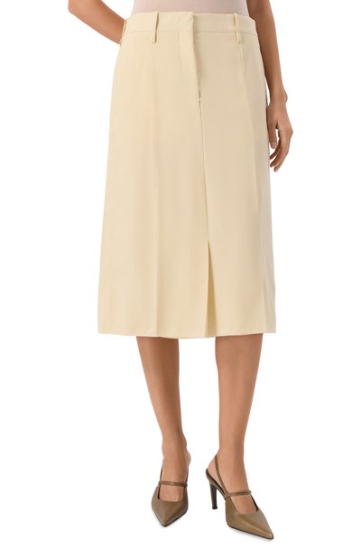 Шерстяная юбка JIL SANDER, арт. J01MA0165/J40171, фото 3