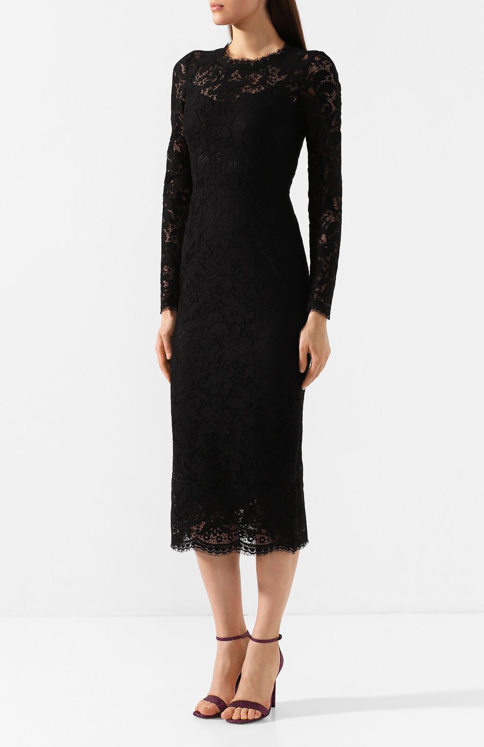 Кружевное платье DOLCE & GABBANA, арт. F67J6T/HLMS5, фото 3