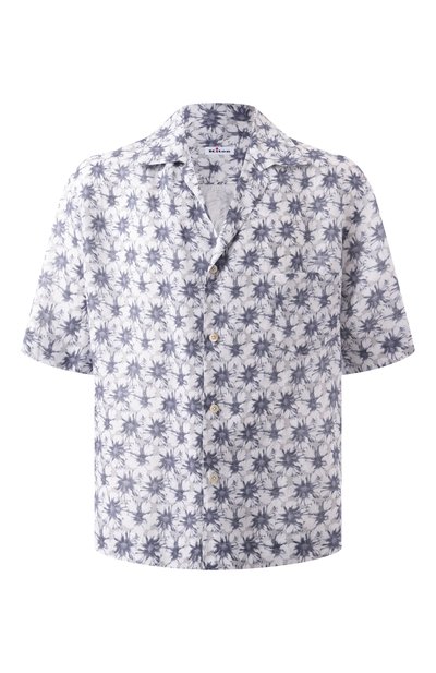 Мужская льняная рубашка KITON, арт. UMC028H0924707