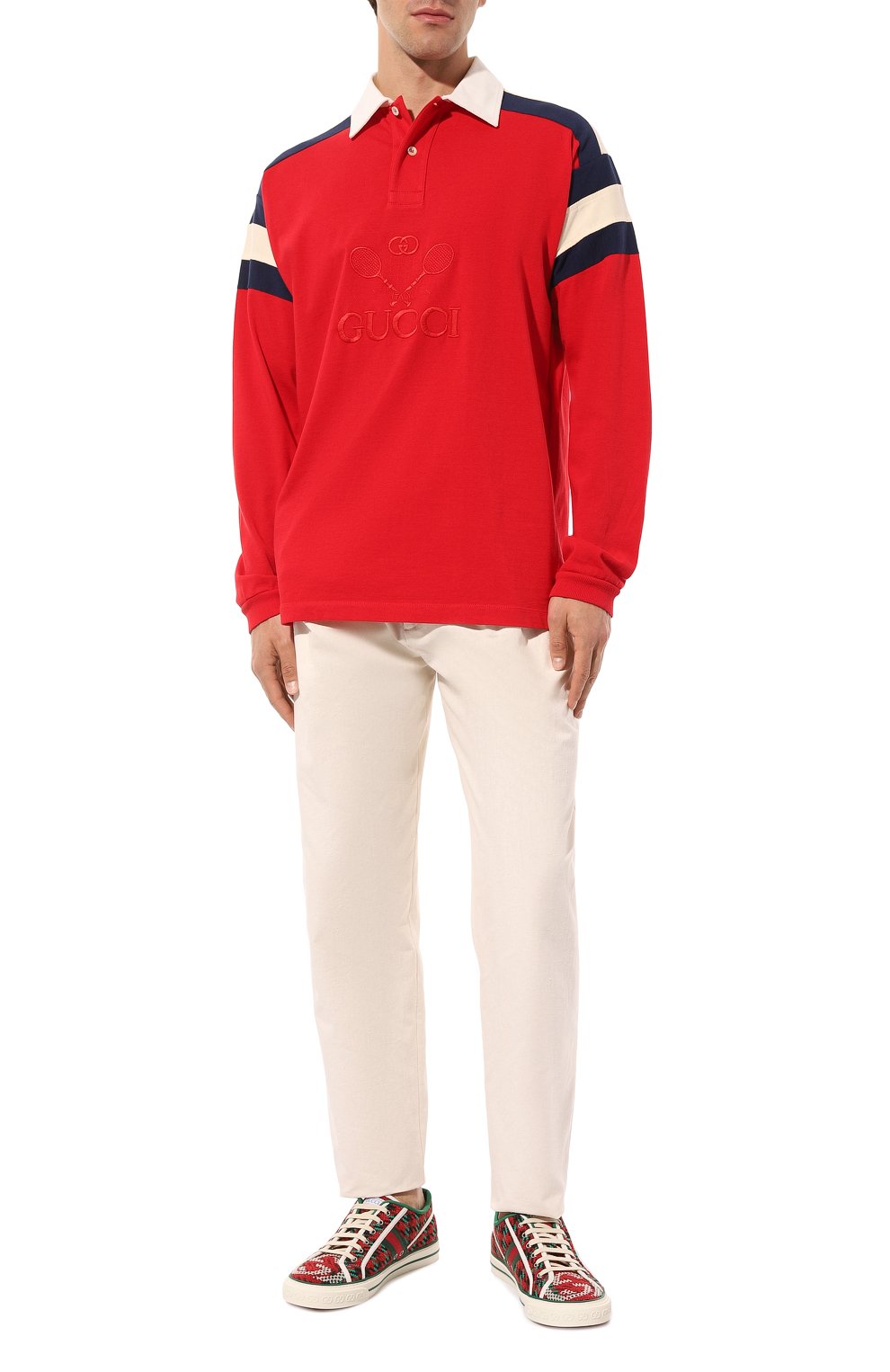 Текстильные кеды tennis 1977 GUCCI, арт. 645031 2KT30, фото 2