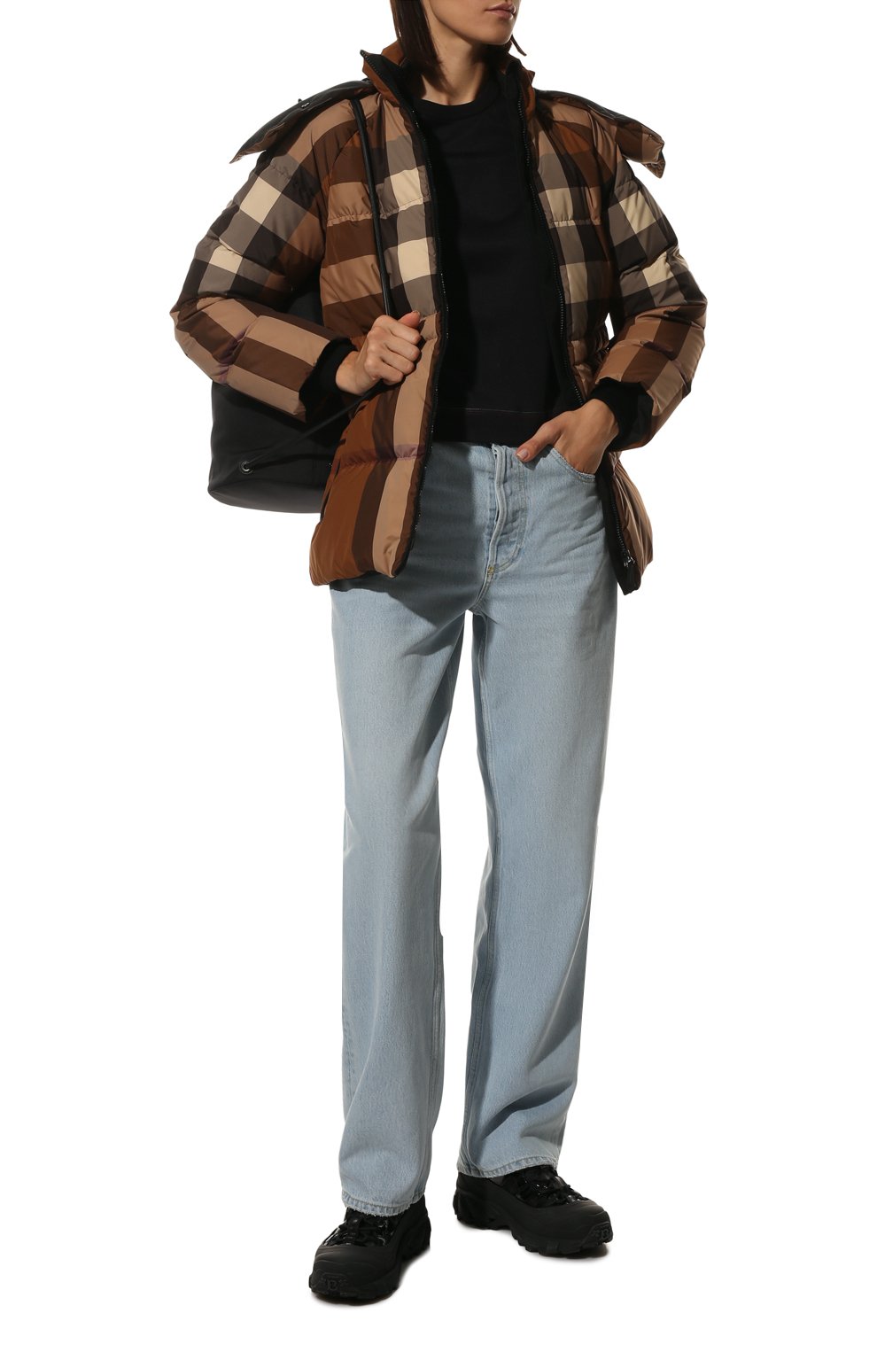 Комбинированные кроссовки BURBERRY, арт. 8036166, фото 2