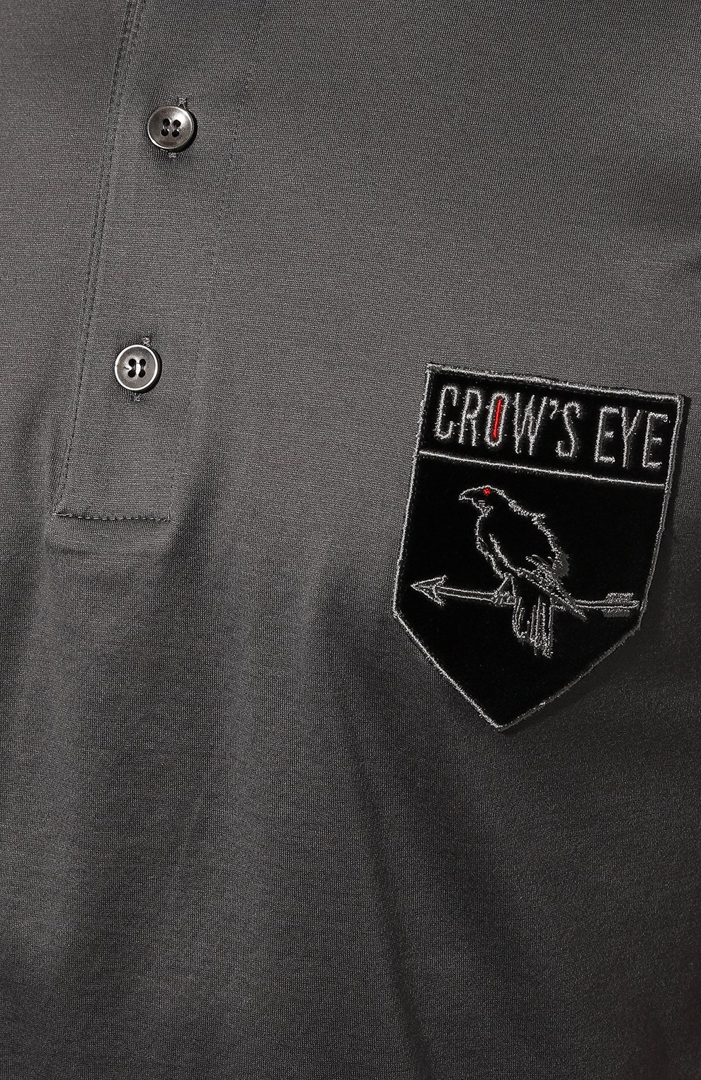 Хлопковое поло CROW’S EYE, арт. L.E. 1, фото 5