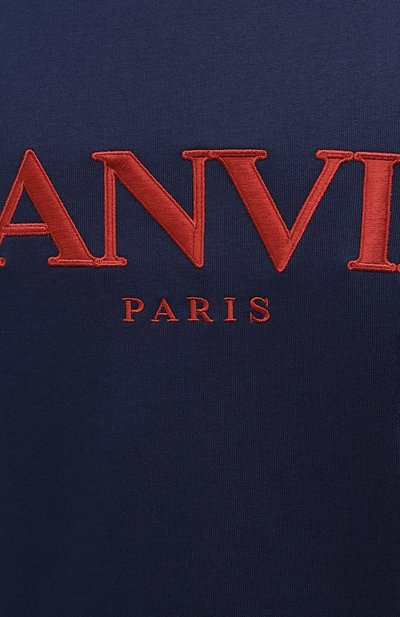 Хлопковый свитшот LANVIN, арт. RM-JE0016-JR32-P21, фото 5