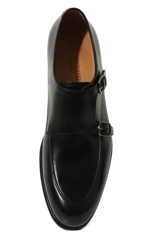 Кожаные монки Rubeus Milano Чёрный, фото 6