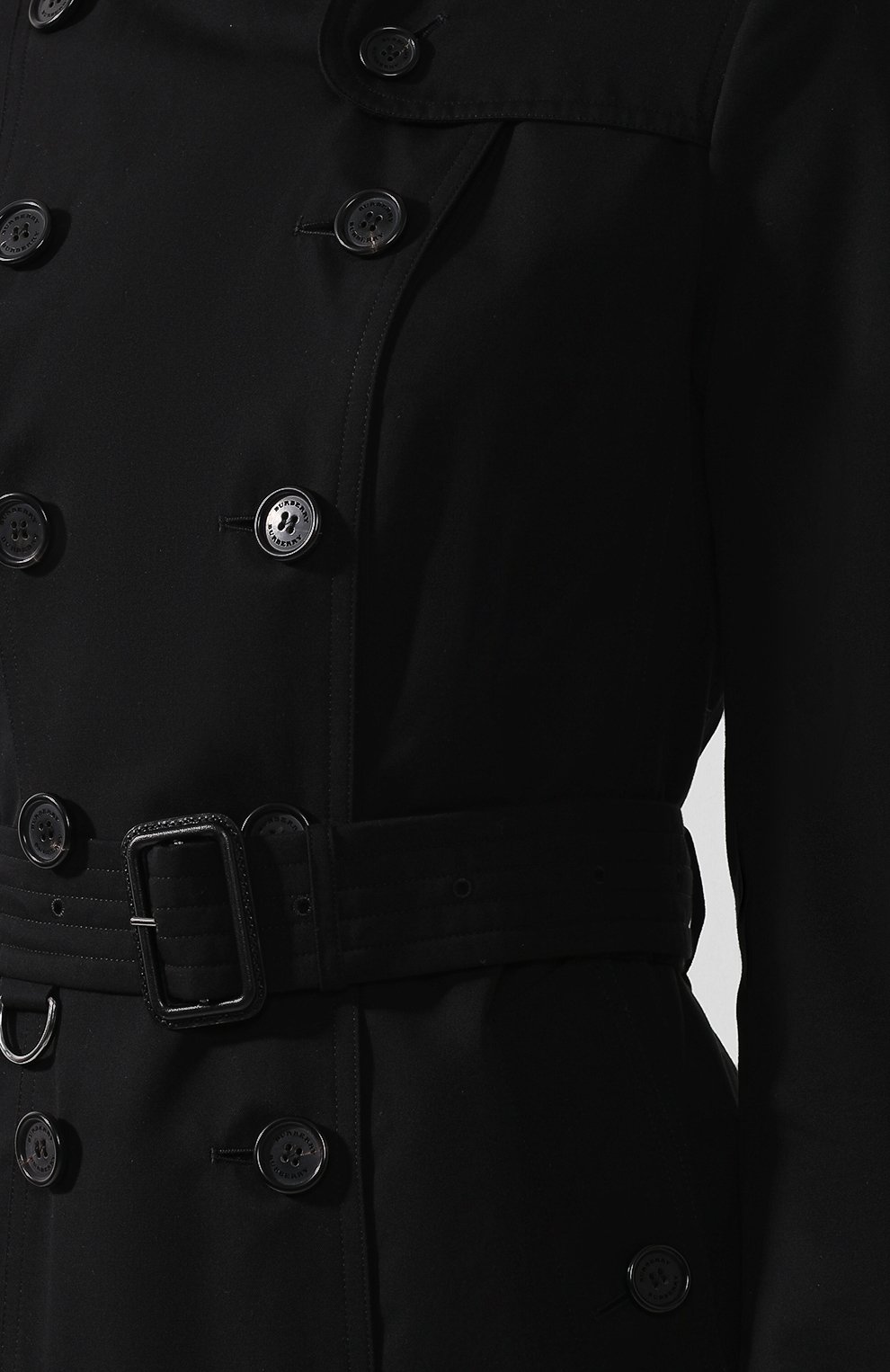 Однотонный двубортный тренч с поясом BURBERRY, арт. 4009022, фото 5