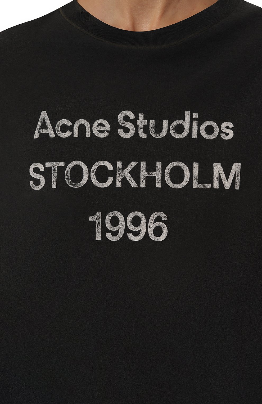 Хлопковая футболка ACNE STUDIOS, арт. FN-UX-TSHI000013, фото 5