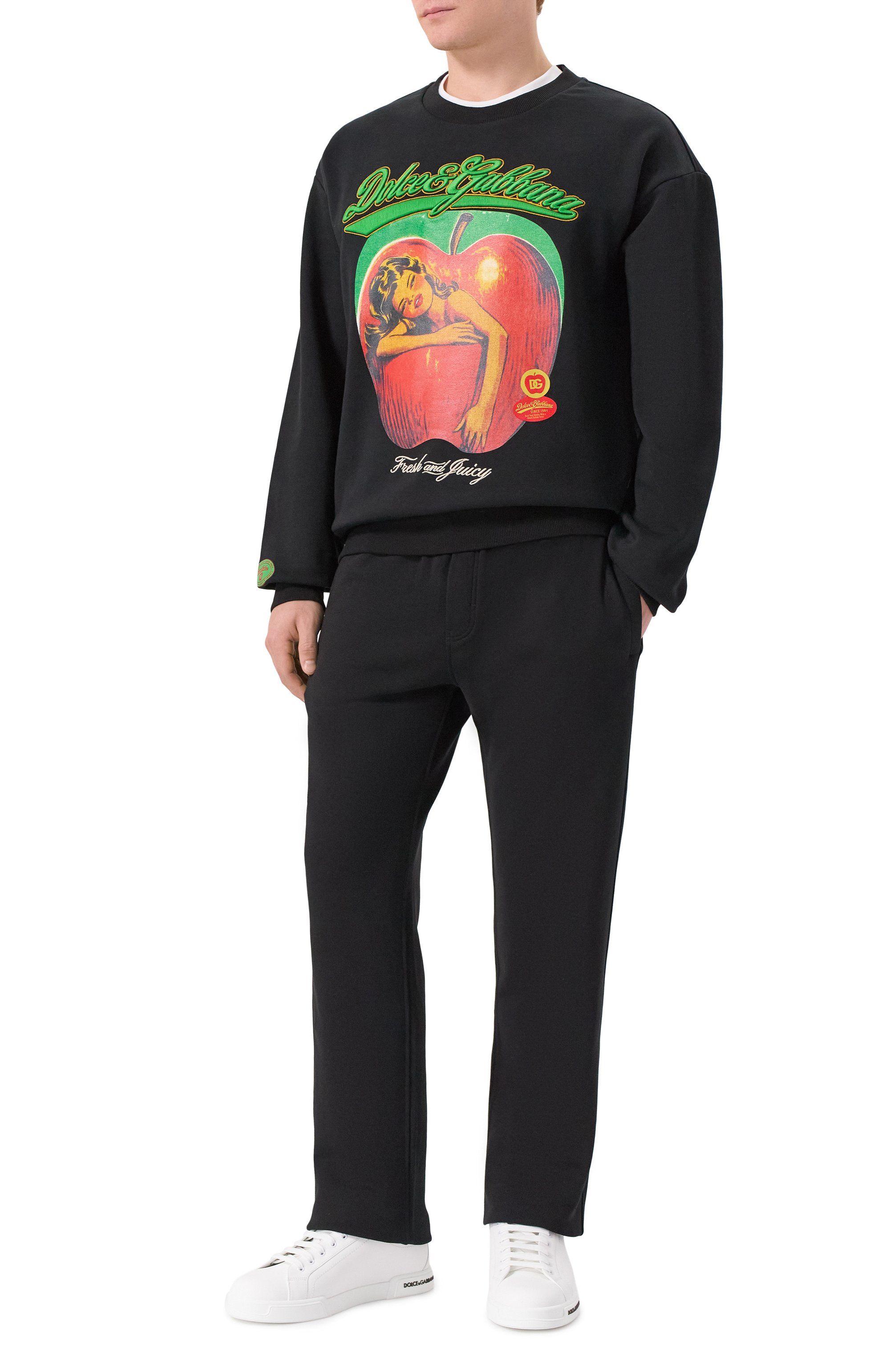 Хлопковые брюки DOLCE & GABBANA, арт. GP130T/G7PFU, фото 2