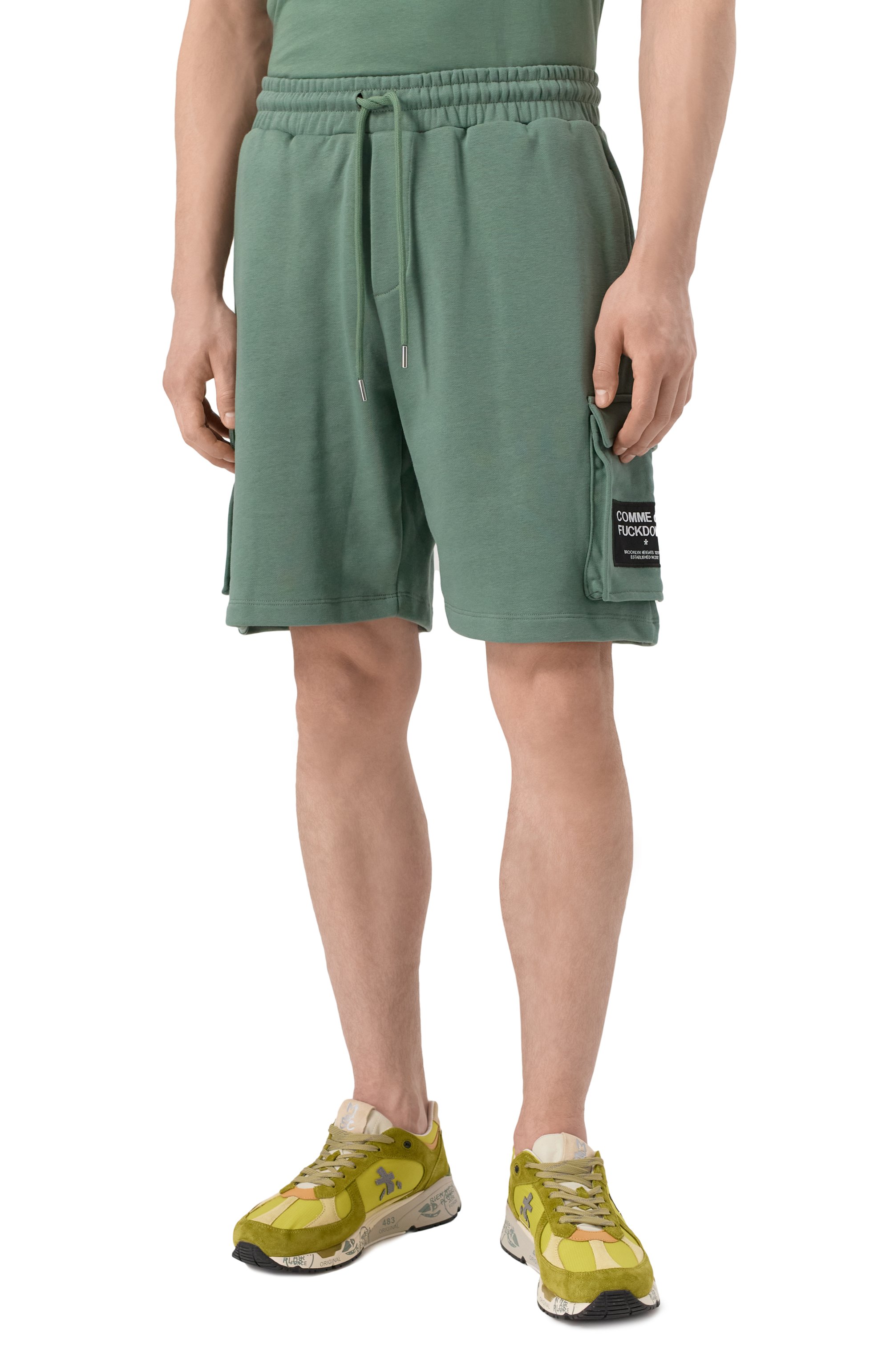 Хлопковые шорты COMME DES FUCKDOWN, арт. CFABM01528, фото 3