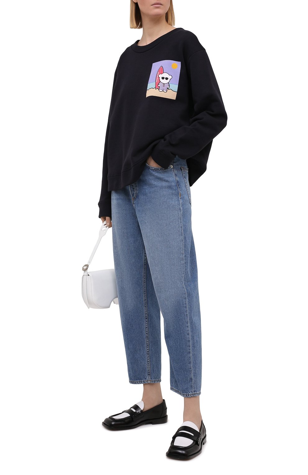 Хлопковый свитшот EMPORIO ARMANI, арт. 3K2M9B/2JPLZ, фото 2