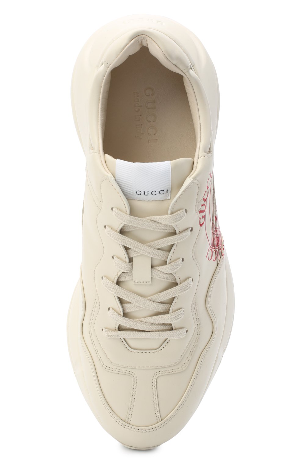 Кожаные кроссовки rhyton GUCCI, арт. 630607/DRW00, фото 5